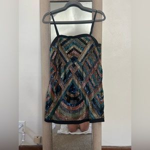 Revolve x House of Harlow embellished sequin dress